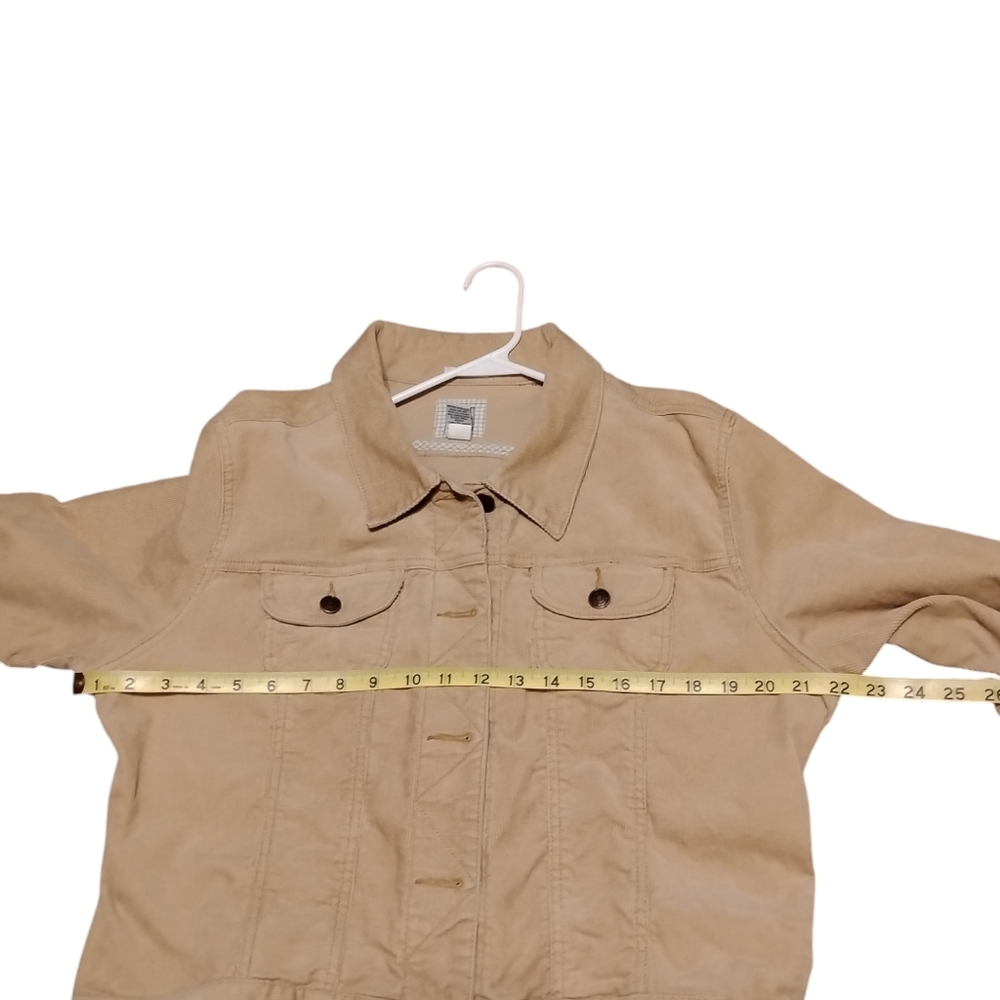 Old Navy Corduroy Stretch Trucker Cropped Jacket Pockets Western Streetwear XXL - Picture 9 of 10